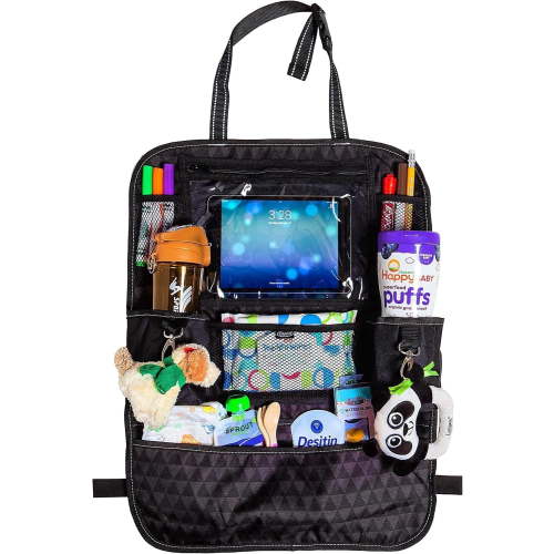 Graco Deluxe Backseat Organizer with Tablet and Cup Holder for Convenient Car Storage