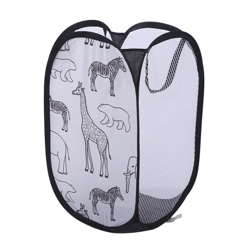 Rystar Pop Up Laundry Hamper Clothes Hamper Collapsible Mesh Laundry Basket for Boy and Girl Storage Bin Organizer Baby Laundry Hamper
