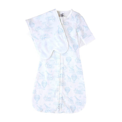 Butterfly Swaddle - Multi-Stage Sleep System (Blue Safari)