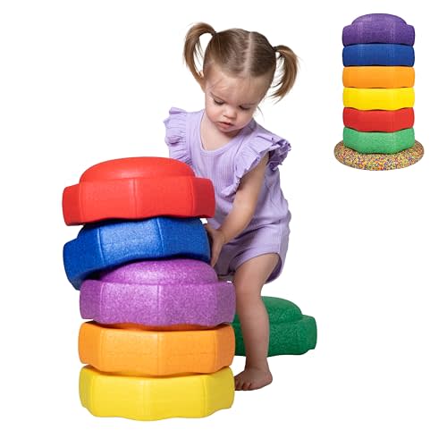 Nuby Steppingstones | Balance Board - EPP Foam - Primary Colors