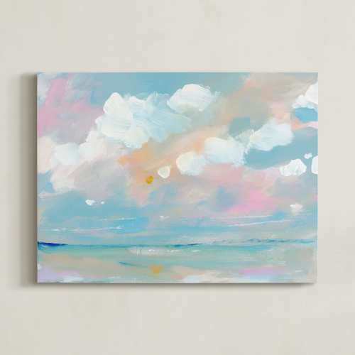Turquoise Beach Open Edition Children's Art Print by Lindsay Megahed