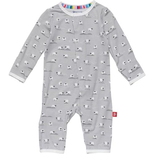 Magnetic Me Magnetic Convertible Coveralls | Silky Soft Modal Fabric | Baby Onsie Available in Sizes NB - 24M