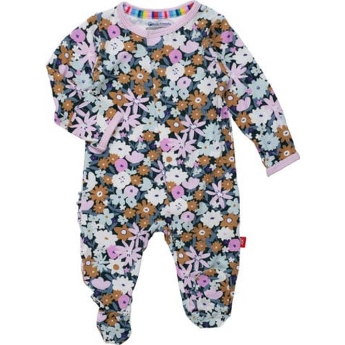 Finchley Floral Ruffle Magnetic Footie