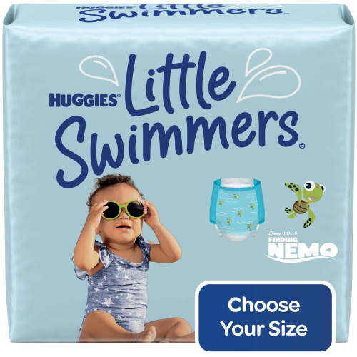 Huggies Small Baby Swim Diapers, Disposable Little Swimmers, Size 3, 20 Ct