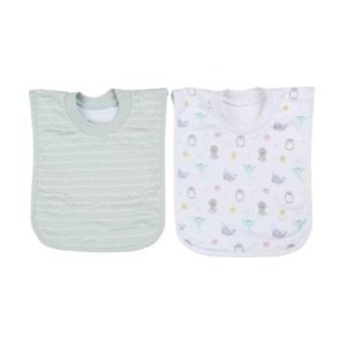 2 Pack Popover Bibs - Ocean