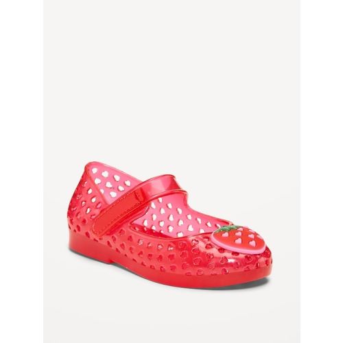 Jelly Mary-Jane Flats for Toddler Girls