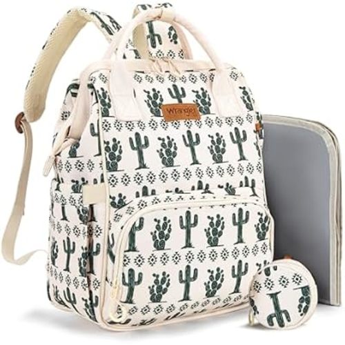 Montana West Wrangler Diaper Bag Backpack Aztec Callie Bag Travel Backpack Purses Western Multi-Function Baby Bags for Mom