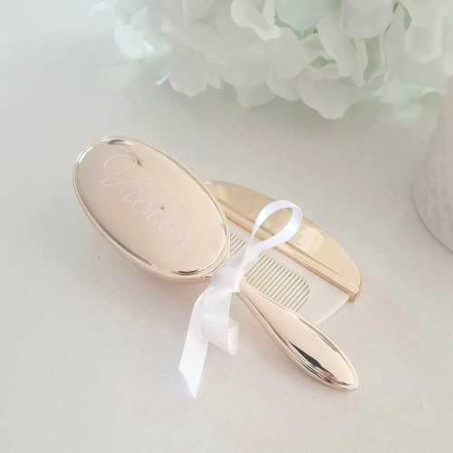 GOLD Brush & Comb Set (Can be personalised)