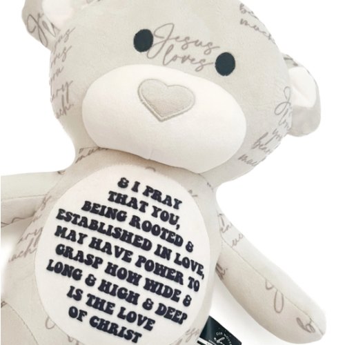 Jesus Loves You Beary Much Bear Stuffy – OUR HOUSE ABOVE