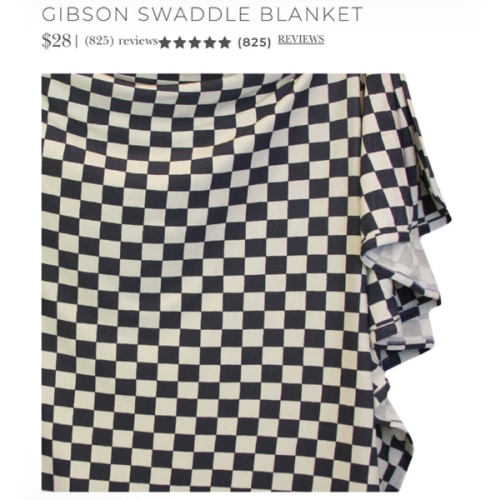 Gibson Swaddle Blanket – Lou Lou & Company