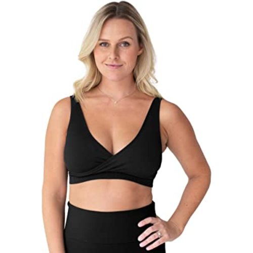 Kindred Bravely Sublime Adjustable Crossover Nursing Bra for Breastfeeding | Wireless Maternity Bra