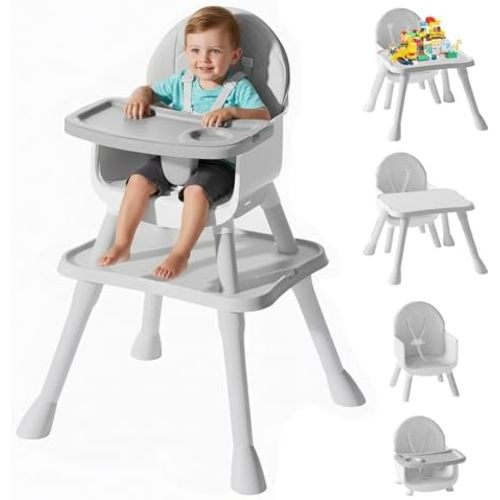 6 in 1 Baby High Chair, Highchair for Babies and Toddlers