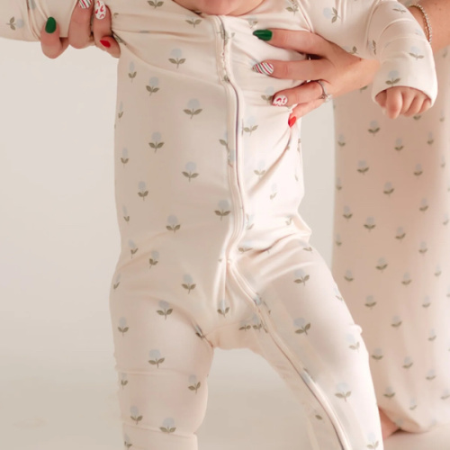 Infant Romper in Hydrangea Dream