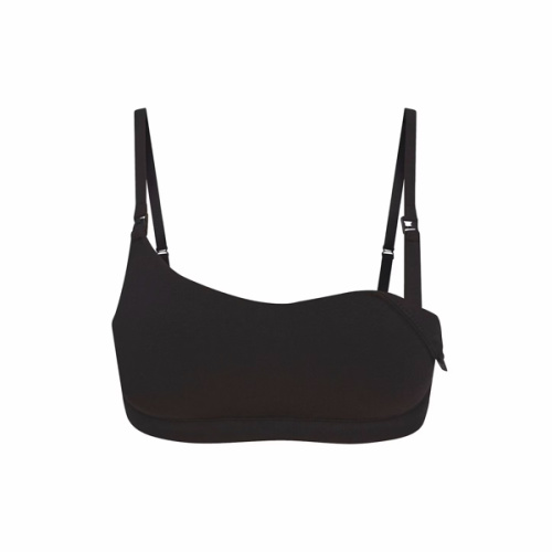 COTTON JERSEY MATERNITY NURSING SCOOP BRALETTE | SOOT | SKIMS