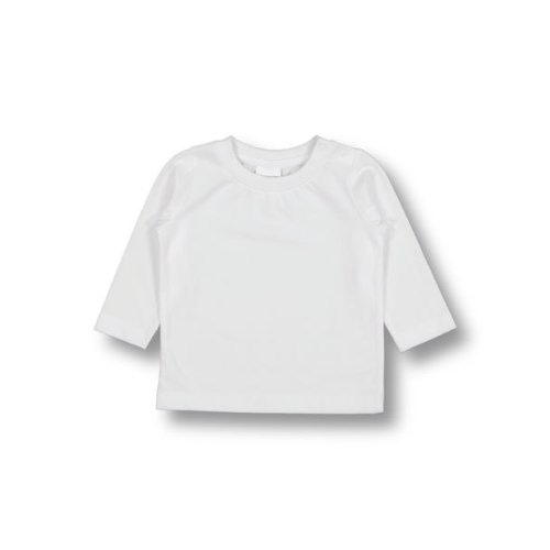 White Baby Cotton Long Sleeve Plain Tee | Best&Less™ Online
