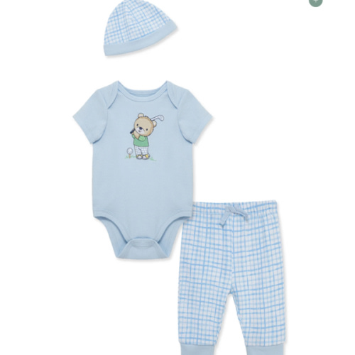 Golf Bear Bodysuit & Pant Set