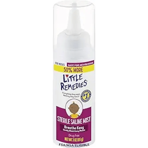 Little Remedies Sterile Baby Saline Nasal Mist, 3 Fl Oz