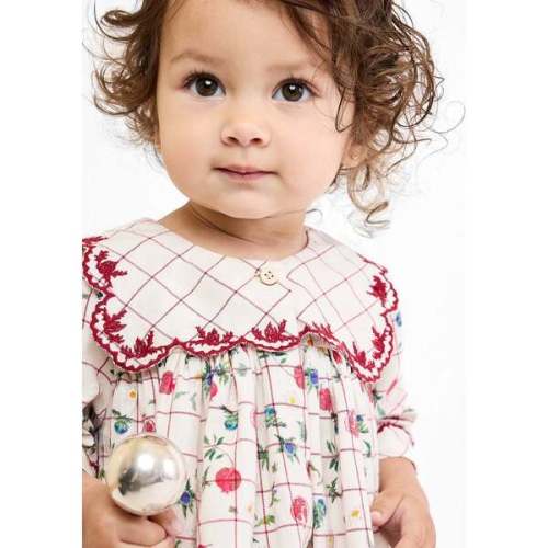 Gigi Baby Dress, Pomegranate Parade - Oso & Me | Maisonette