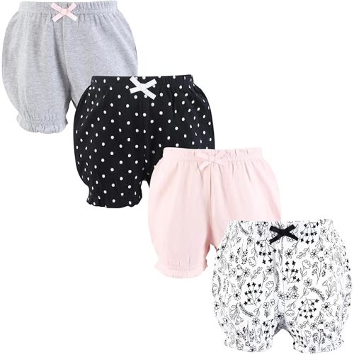 Hudson Baby Unisex Baby Shorts Bottoms 4-Pack