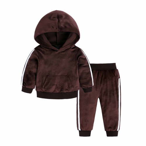 BLVB Baby Boys Girls Fall Winter Clothes Set Hooded Pullover Sweatsuits and Pants Jogger Outfits Set for Toddler Kids