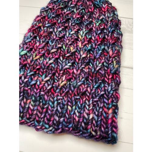 Gem Tones Cable Knit Spinnaker Beanie