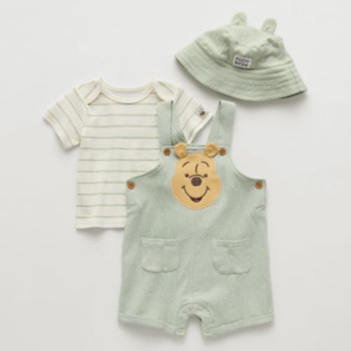 Disney Baby Boys Round Neck Short Sleeve Romper Set