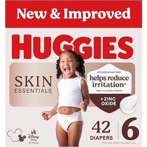 Huggies Skin Essentials Diapers Size 6, 42 Count