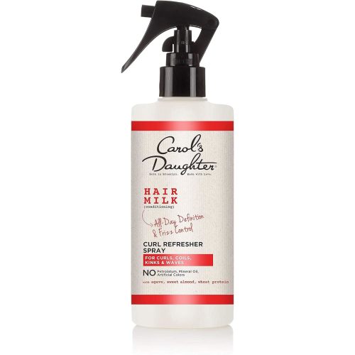 Carol's Daughter Hair Milk Curl Refresher Spray for Coils and Waves, with Agave, Sweet Almond and Wheat Protein, 10 fl oz