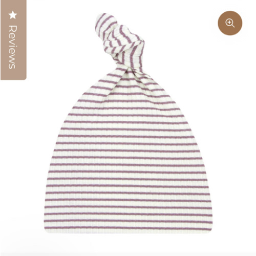 Vivian Ribbed Top Knot Hat