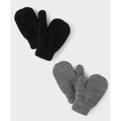 Toddler Mittens 2-Pack - BLACK | The Children's Place 12-24 months