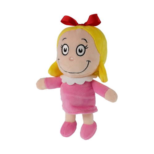 How the Grinch Stole Christmas CIndy-Lou Christmas Plush, 8 inches Tall, Pink, Great For All Age Groups, by Ruz