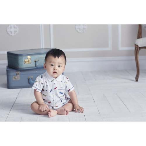 Aviators Collared Playsuit - Kissy Kissy | Maisonette