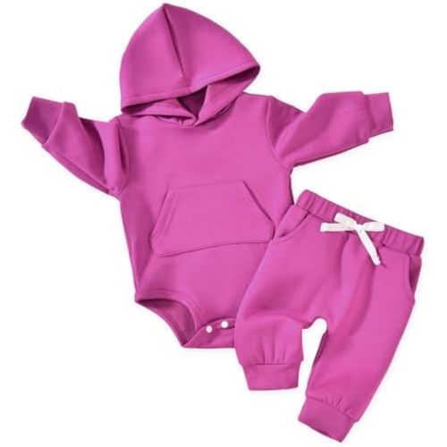 Aalizzwell Infant Baby Winter Hoodie Outfit