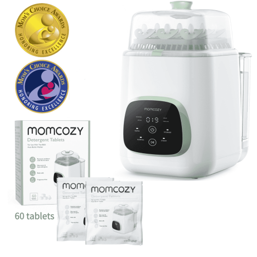 Momcozy Baby Bottle Washer, Sterilizer and Dryer Combo, Auto-Clean, H13 HEPA Filter, Model P100
