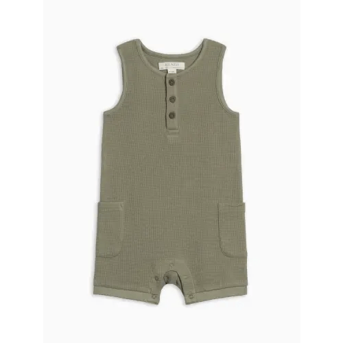 Percy Waffle Short Romper