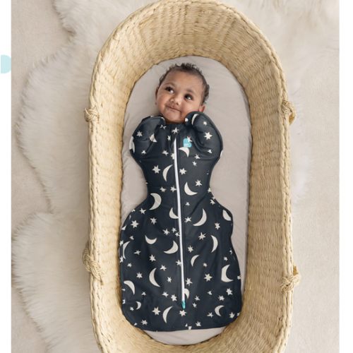 Swaddle Up™ 1.0 TOG Cotton Charcoal Big Sky