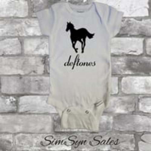 Deftones Baby Onesie 0-3 Months Unisex Band Onepiece Bodysuit Brand New