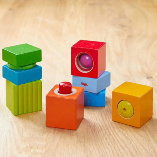 Fun with Sounds Wooden Discovery Blocks