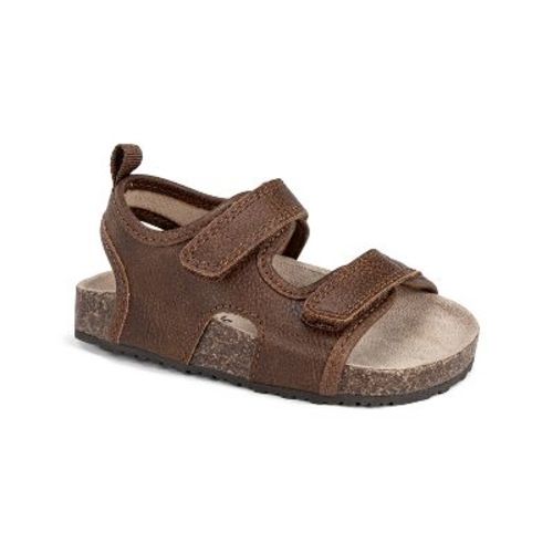 Carter's Just One You® Toddler Boys' First Walker Sandals - Brown 4