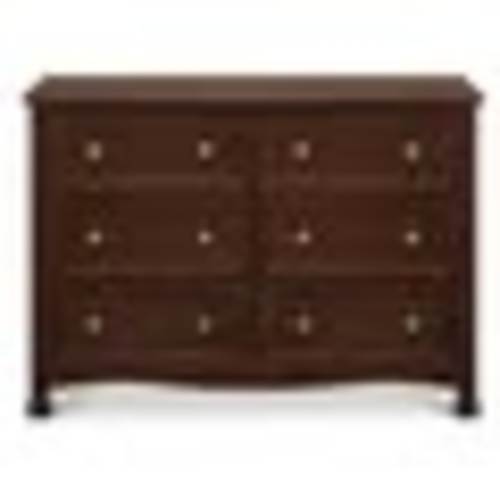 daVinci Kalani 6-Drawer Double Wide Dresser - Espresso