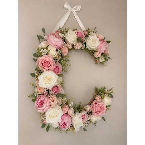 Floral Wooden Letters | Custom Name Decor | Nursery & Home Wall Art