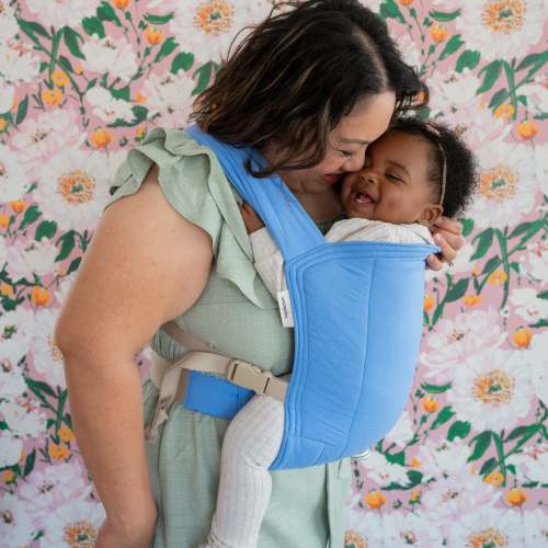 Belle Lark Baby Carrier (10-45 lbs) | Cornflower Blue | hope&plum