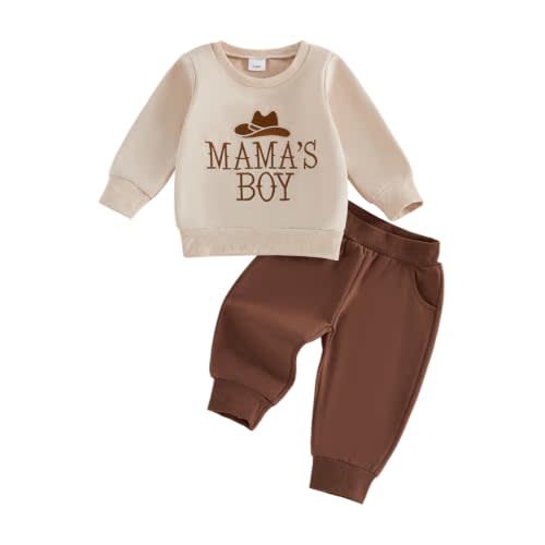 Toddler Baby Boy Fall Winter Clothes Letters Crewneck Sweatshirt Pants Sets | Toddler Baby Boy Fall Winter Clothes Letters Fish Embroidery Crewneck Sweatshirt Pants Sets Cute Baby Boy Outfits
