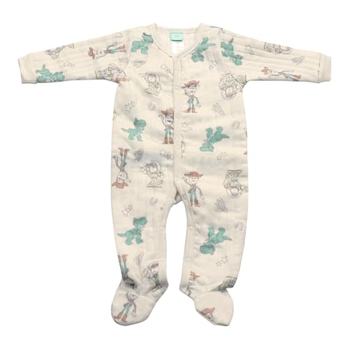 Magic Threadz Disney Clothes Baby Boys Quilted Footed Coveralls – Toy Story, Cars, Winnie the Pooh & Spiderman Infant (0/9M)