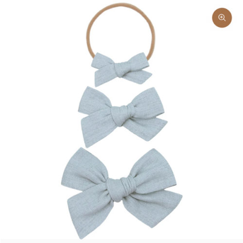 Classic Bow - Dove Headband