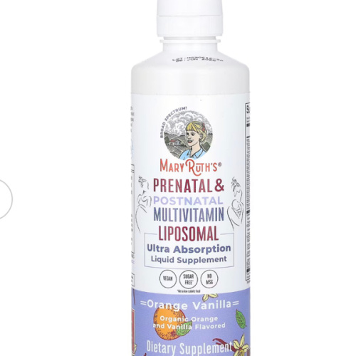 Prenatal & Postnatal Multivitamin Liposomal, Orange Vanilla, 15.22 fl oz (450 ml)