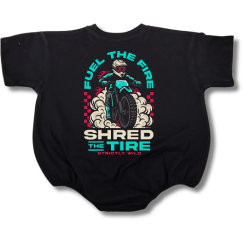 Fuel The Fire Shred The Tire Romper | Strictly Wild