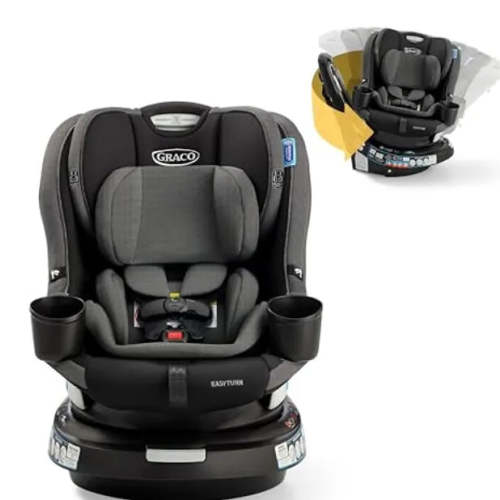EasyTurn 360 2-in-1 Convertible 360 Degree Rotating Car Seat - Cyran