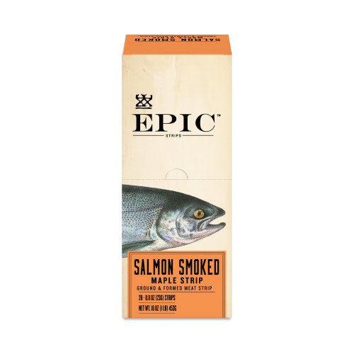 Wildcaught Maple Smoked Salmon Strips (20 pack)