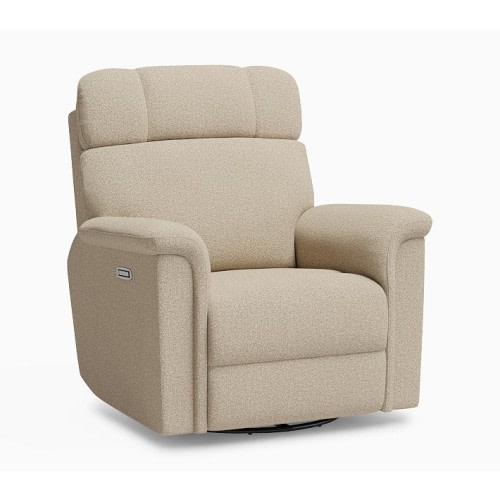 Lullaby Deluxe Recliner Performance Melange Boucle Sand